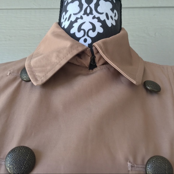 Anthropologie Elevenes Camel Trench Coat Jacket - Picture 4 of 8